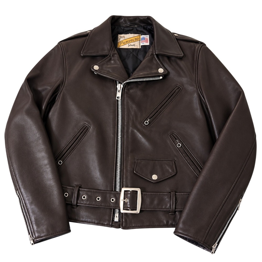 Schott Perfecto Leather Jacket Mens 40 Biker Metal 80s Motorcycle Made in USA
